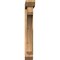 Ekena Millwork Legacy Slat Smooth Bracket w/ Offset Brace, Western Red Cedar, 5 1/2"W x 32"D x 38"H BKT0604X32X38LEC06SWR - alternate 4